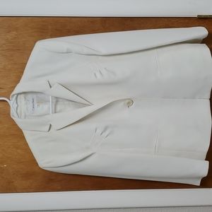 Calvin klein Ivory skirt suit